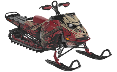Mic Drop Ski-Doo REV Gen5 Mountain NeoMint SpartanRed Less Coverage