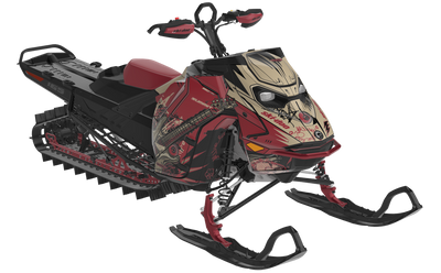Mic Drop Ski-Doo REV Gen5 Mountain NeoMint SpartanRed Full Coverage