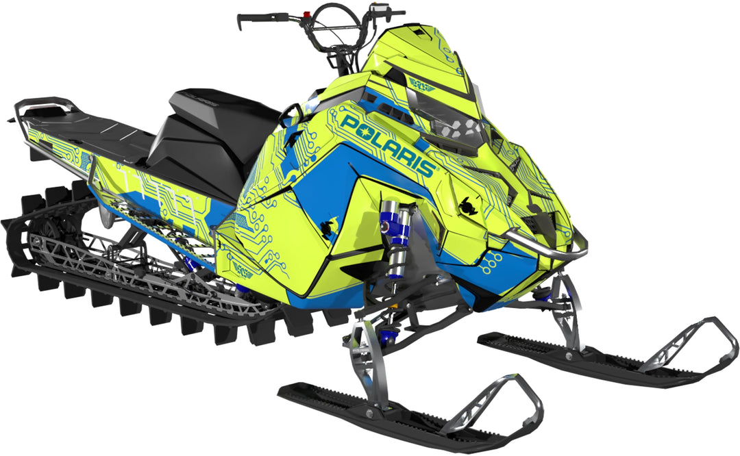 Circuit - Polaris Matryx - DayGlow Blue - Partial