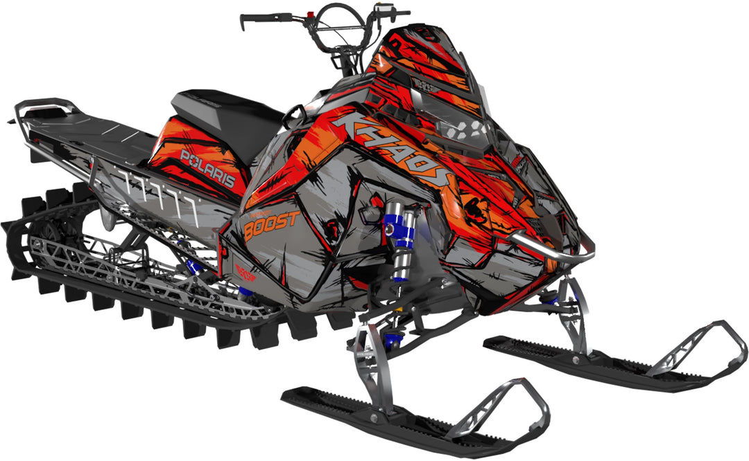 Inked - Polaris Matryx - Red Grey - Full