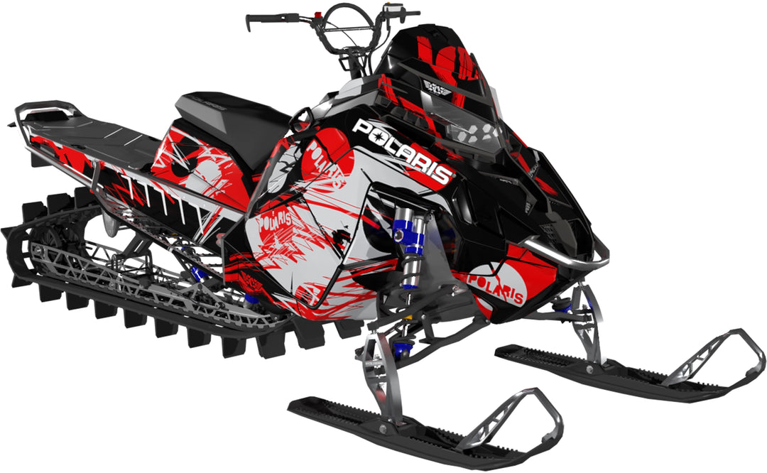 Tracked Up - Polaris Matryx - CatGrey Red - Full