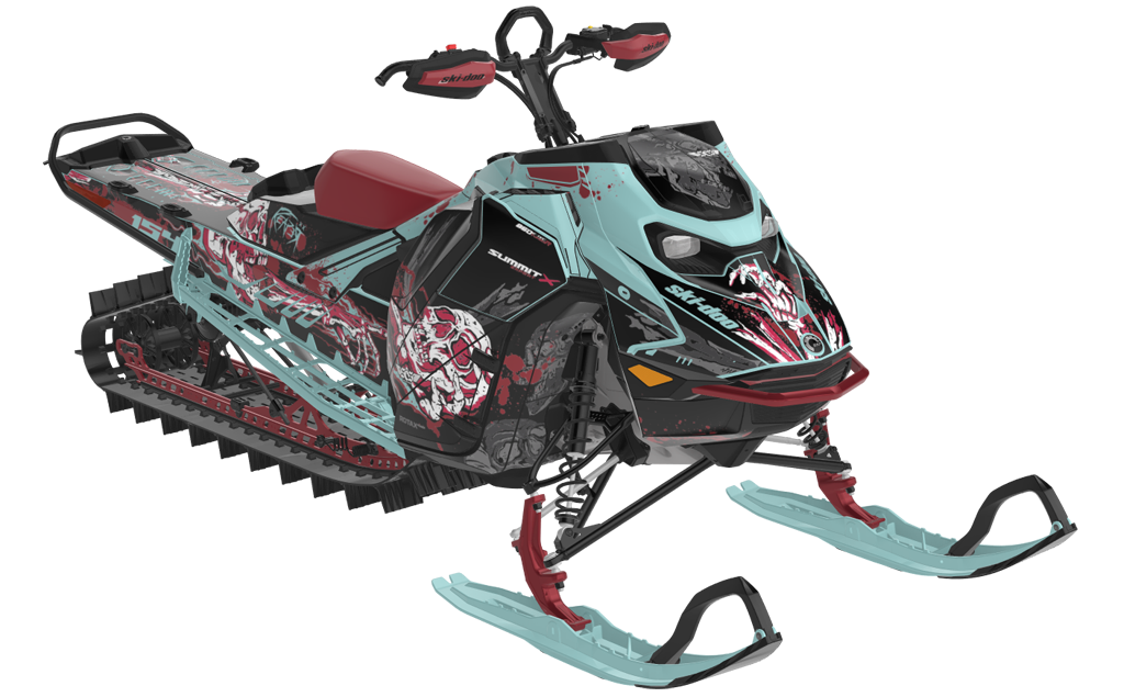 Reaper Ski-Doo REV Gen5 Mountain CanAmSilver OrangeCrush Less Coverage