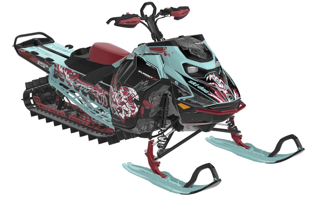 Reaper Ski-Doo REV Gen5 Mountain CanAmSilver OrangeCrush Full Coverage