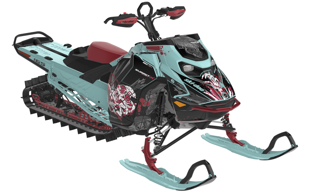 Reaper Ski-Doo REV Gen5 Mountain CanAmSilver OrangeCrush Premium Coverage