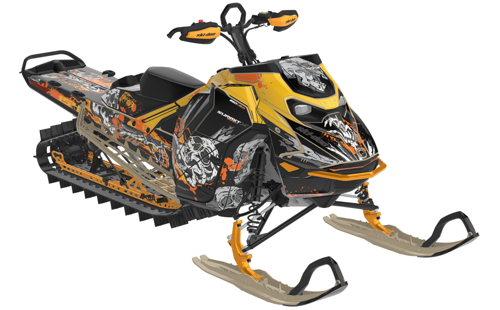 Reaper Ski-Doo REV Gen5 Mountain SpartanRed Black Less Coverage