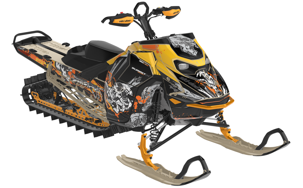 Reaper Ski-Doo REV Gen5 Mountain SpartanRed Black Full Coverage