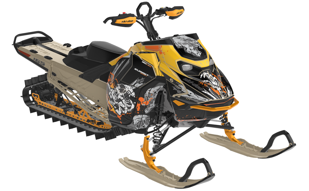 Reaper Ski-Doo REV Gen5 Mountain SpartanRed Black Premium Coverage