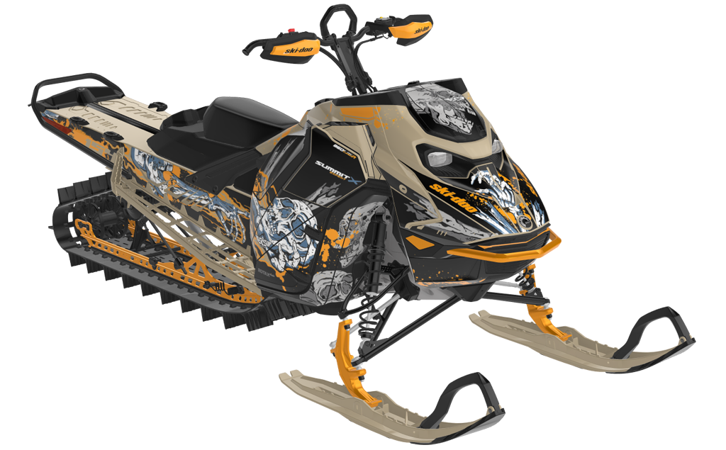 Reaper Ski-Doo REV Gen5 Mountain NeoMint SpartanRed Full Coverage