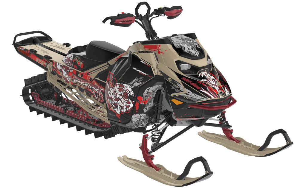 Reaper Ski-Doo REV Gen5 Mountain Rhodamine Black Less Coverage