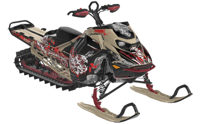 Reaper Ski-Doo REV Gen5 Mountain Rhodamine Black Less Coverage
