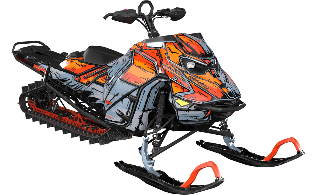 Inked - Ski-Doo REV Gen5 Mountain - Airy Red - Full