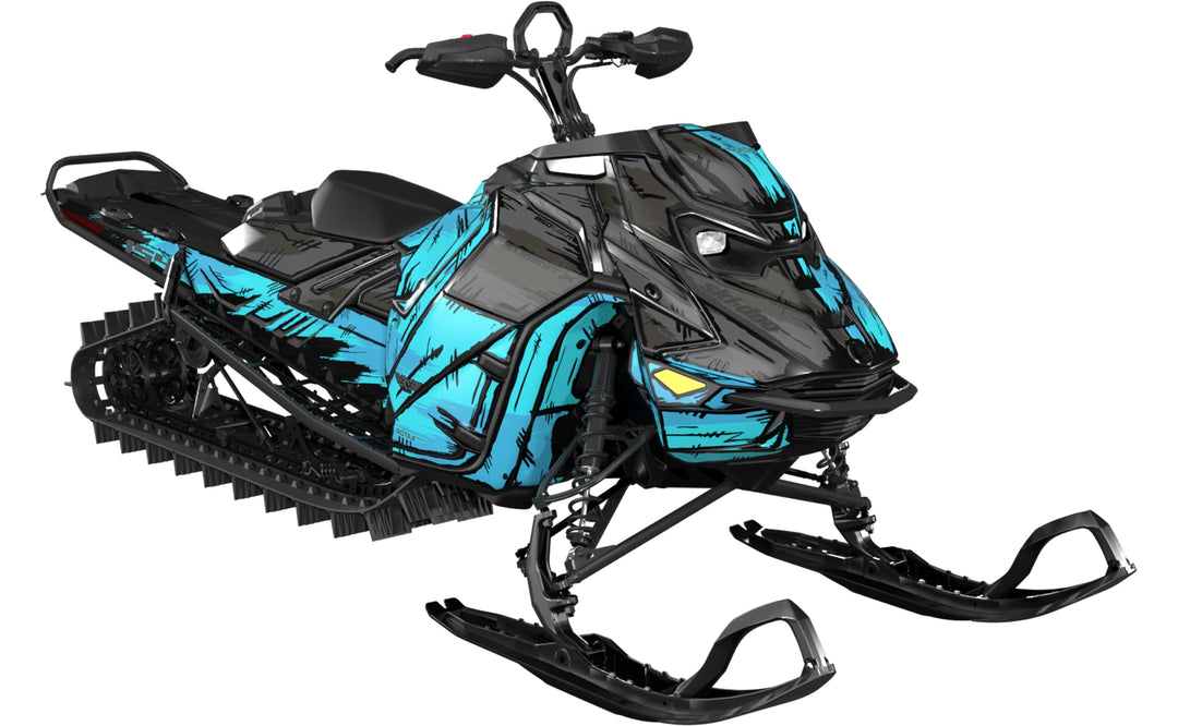 Inked - Ski-Doo REV Gen5 Mountain - Black Black - Full