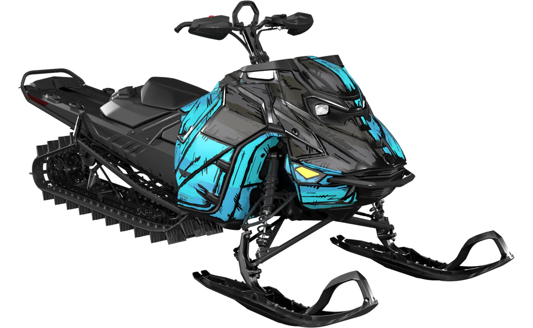 Inked - Ski-Doo REV Gen5 Mountain - Black Black - Less