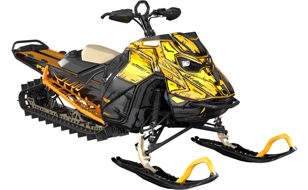 Inked - Ski-Doo REV Gen5 Mountain - Crush Black - Partial