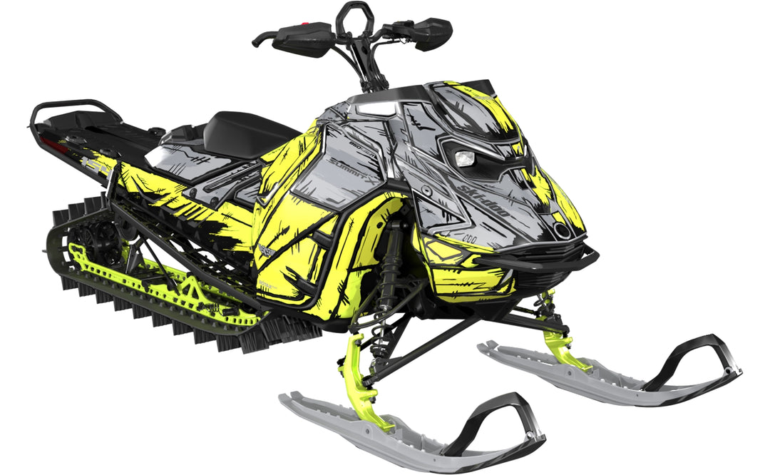 Inked - Ski-Doo REV Gen5 Mountain - Manta Grey - Full