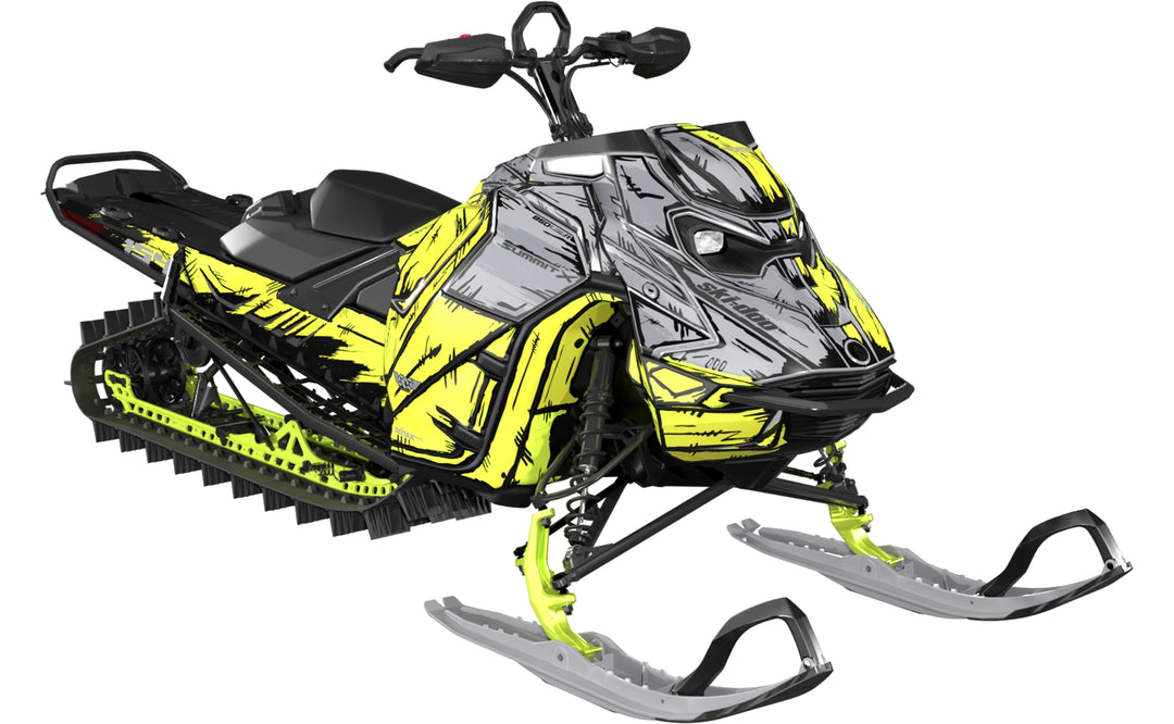Inked - Ski-Doo REV Gen5 Mountain - Manta Grey - Partial