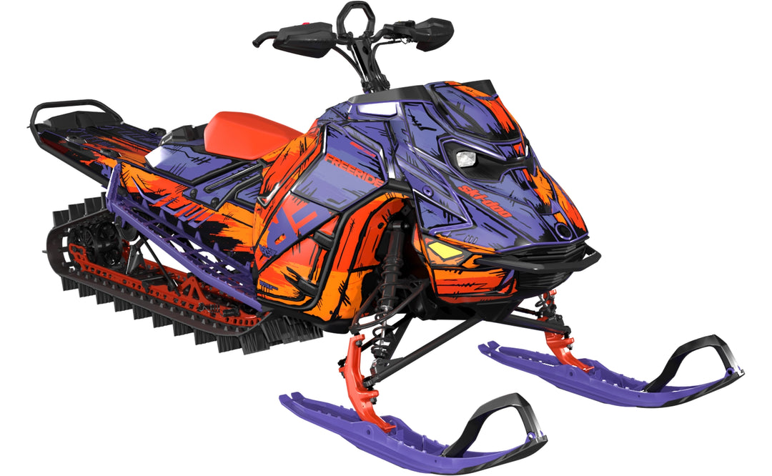 Inked - Ski-Doo REV Gen5 Mountain - Purple Red - Premium