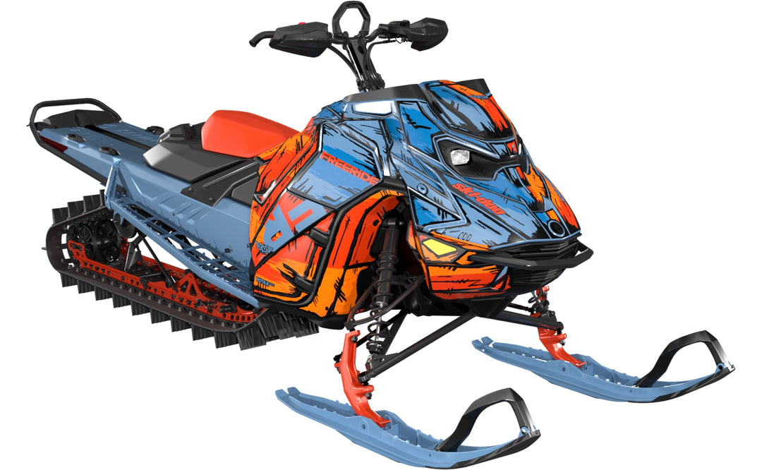 Inked - Ski-Doo REV Gen5 Mountain - Scandi Red - Less