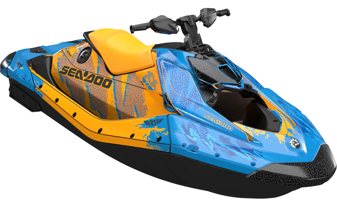 Booyah - Sea-Doo Spark24+ Graphics - Crush Gulfstream - Full