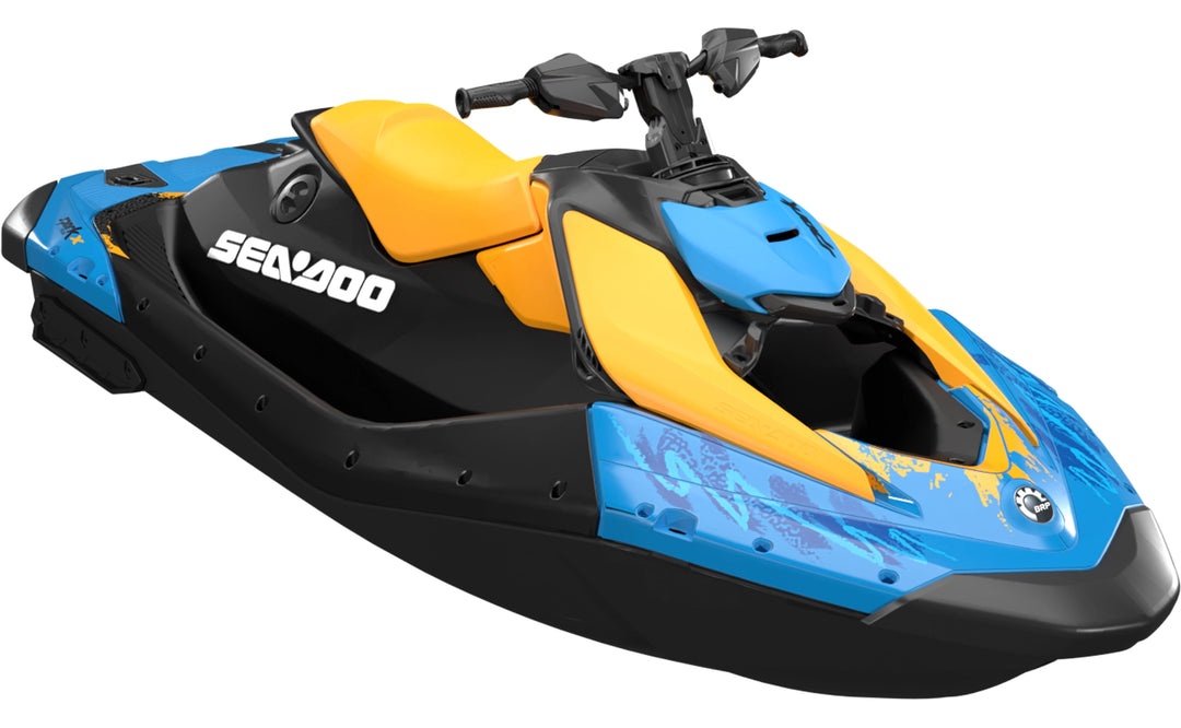 Booyah - Sea-Doo Spark24+ Graphics - Crush Gulfstream - Less