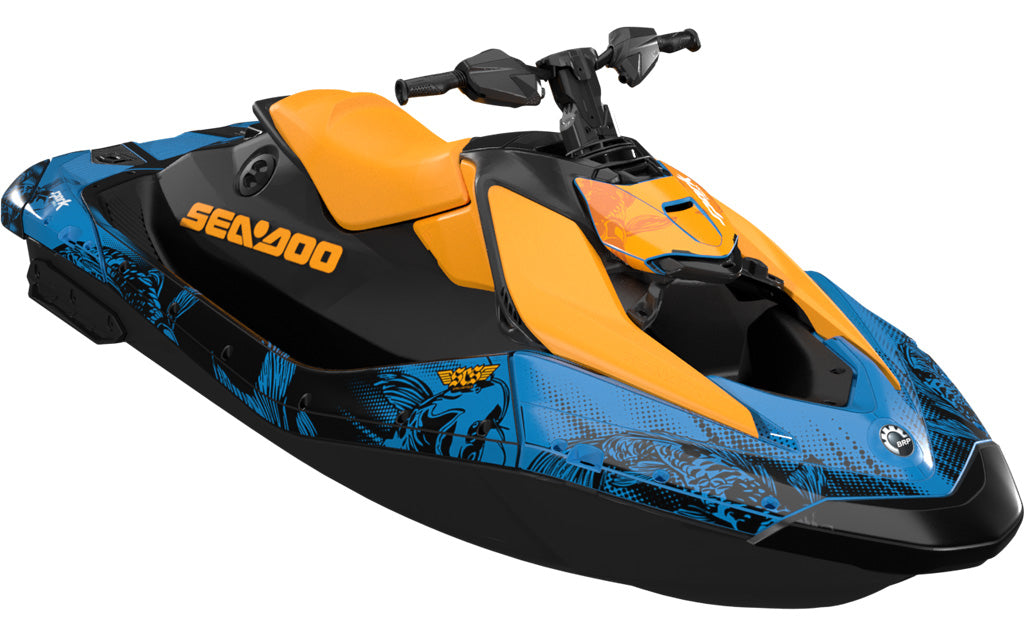 Koi Sea-Doo Spark24 Blue Orange Partial