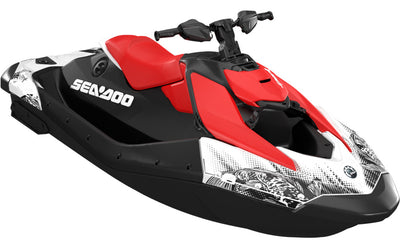 Koi Sea-Doo Spark24 Red White Less