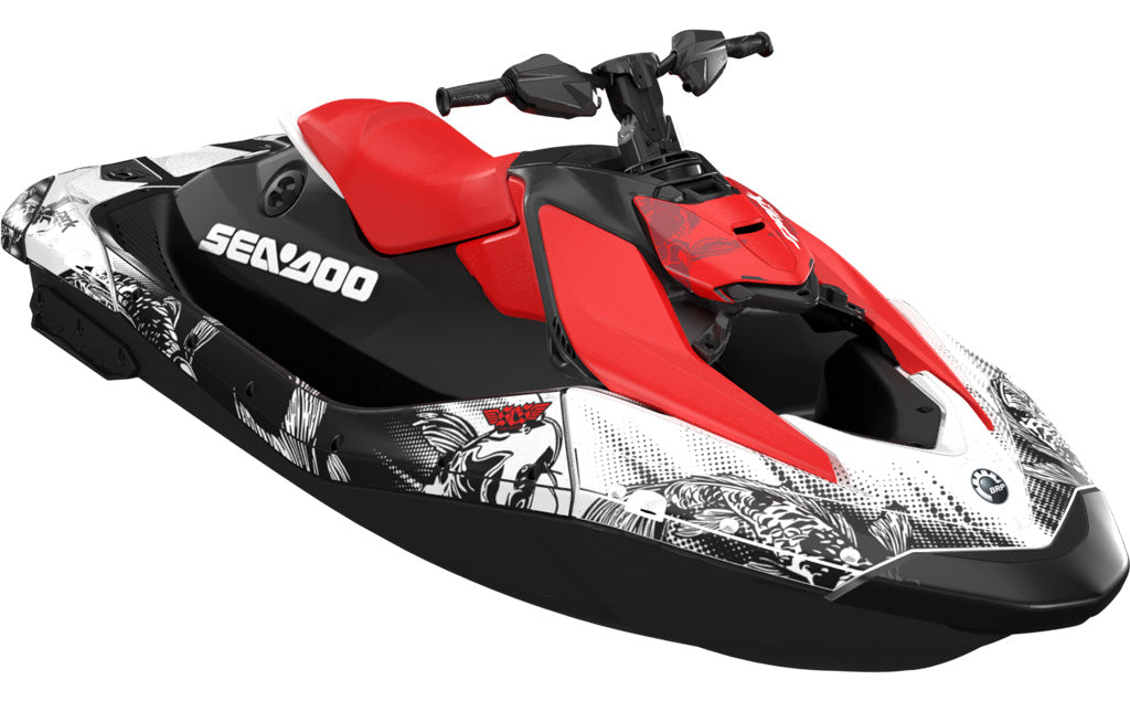 Koi Sea-Doo Spark24 Red White Partial