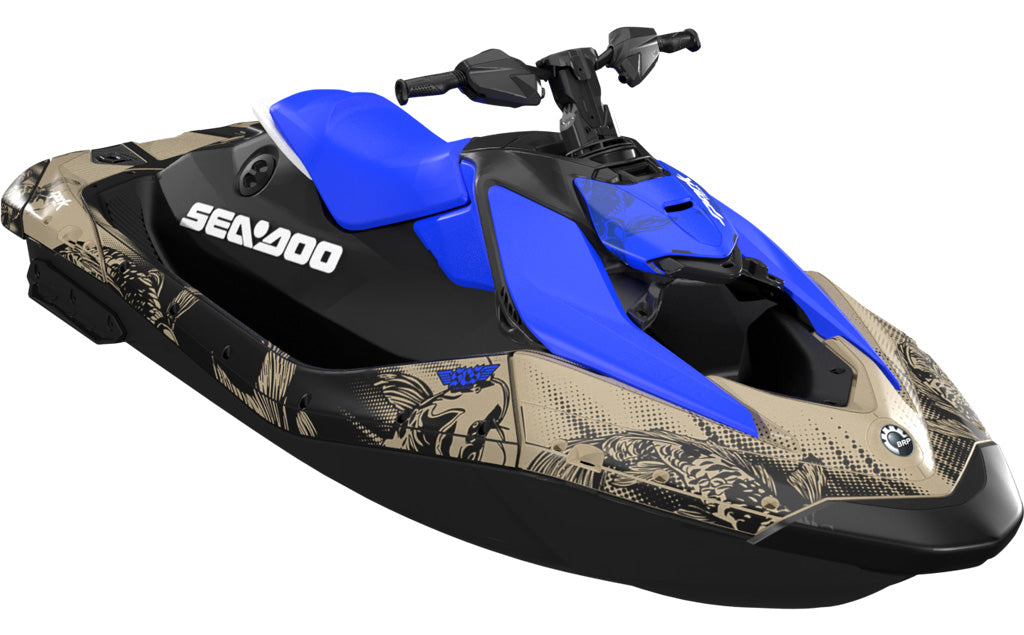Koi Sea-Doo Spark24 Tan Blue Partial