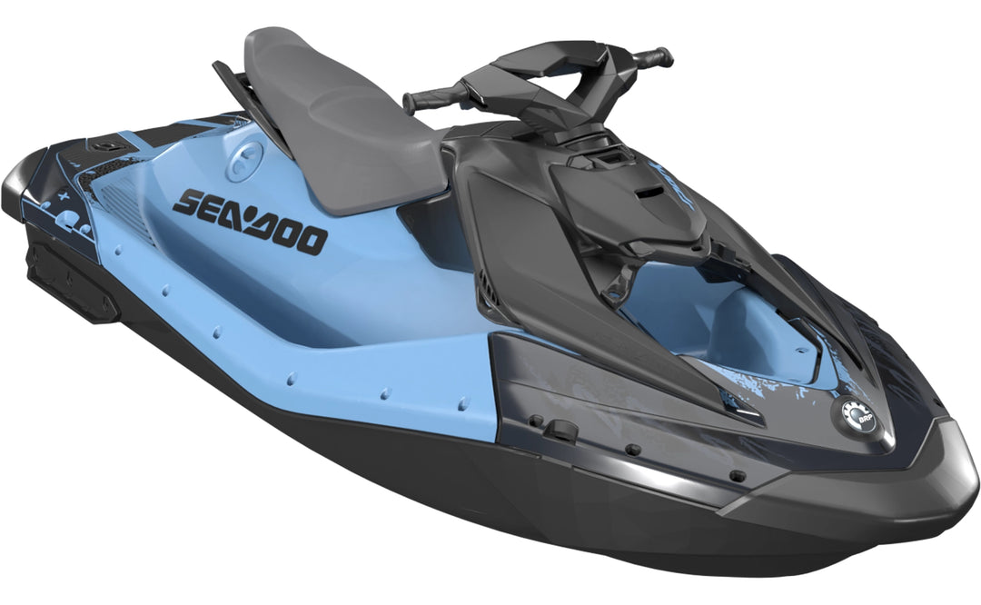 Booyah - Sea-Doo Spark24+ Graphics - Blue Black - Less