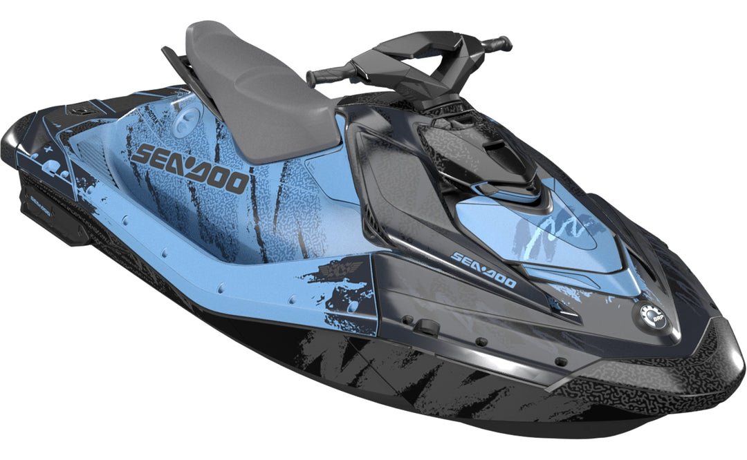 Booyah - Sea-Doo Spark24+ Graphics - Blue Black - Max