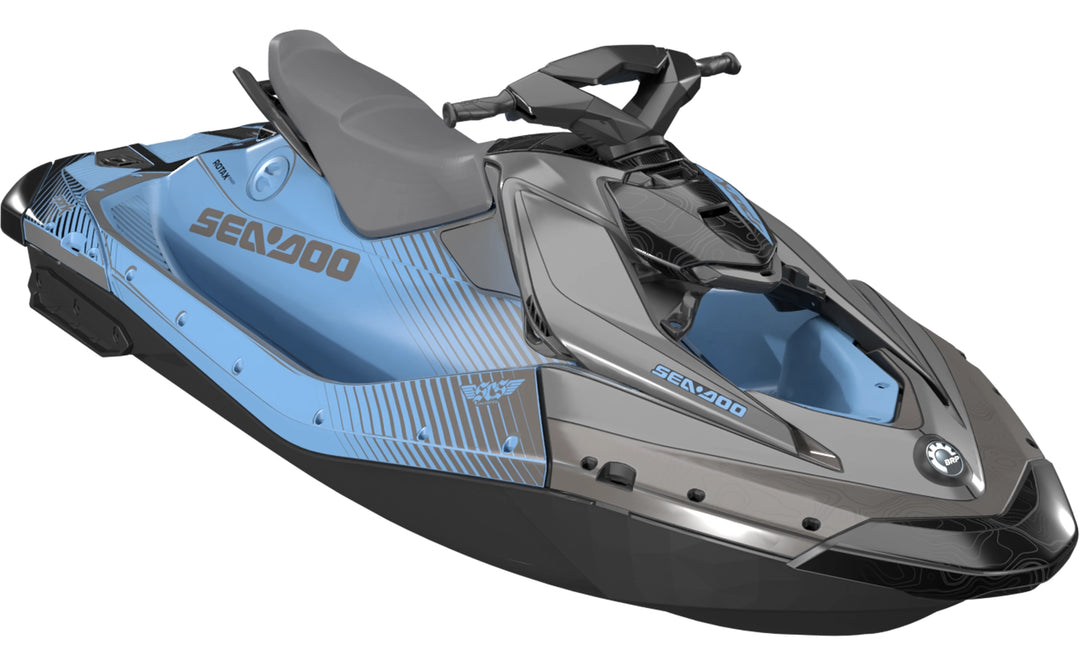 Phantom - Sea-Doo Spark24+ Graphics - Blue Black - Full