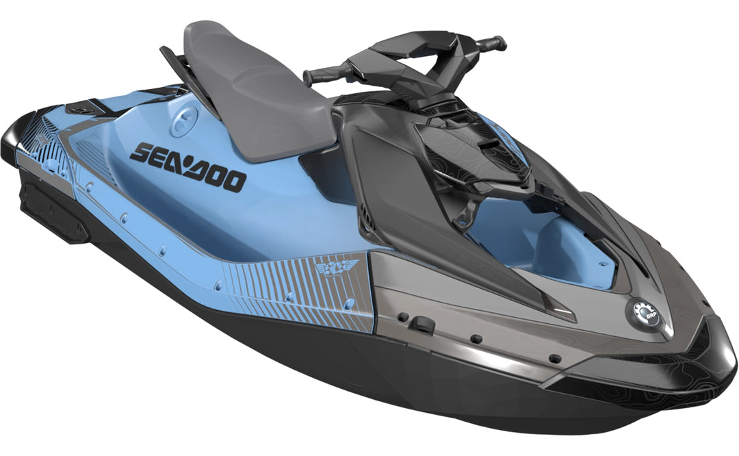 Phantom - Sea-Doo Spark24+ Graphics - Blue Black - Partial