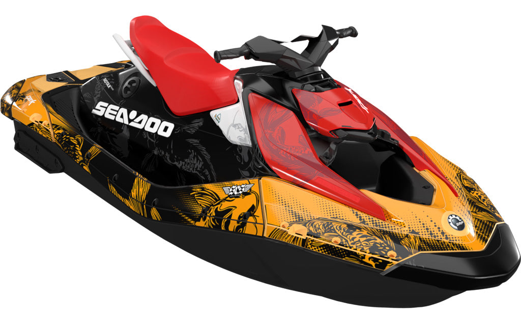 Koi Sea-Doo Spark24 Red Orange Full