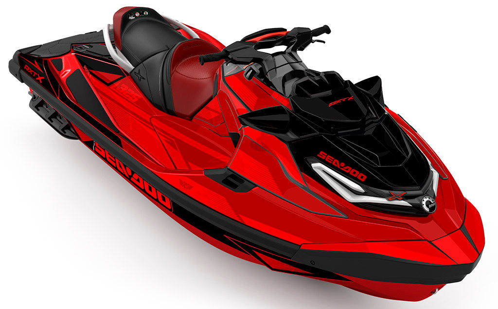 Backsplash Red Green - Sea-Doo RXT Graphics