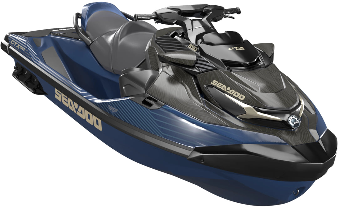 Voyager - Sea-Doo GTX Graphics - Mineral Sand - Partial