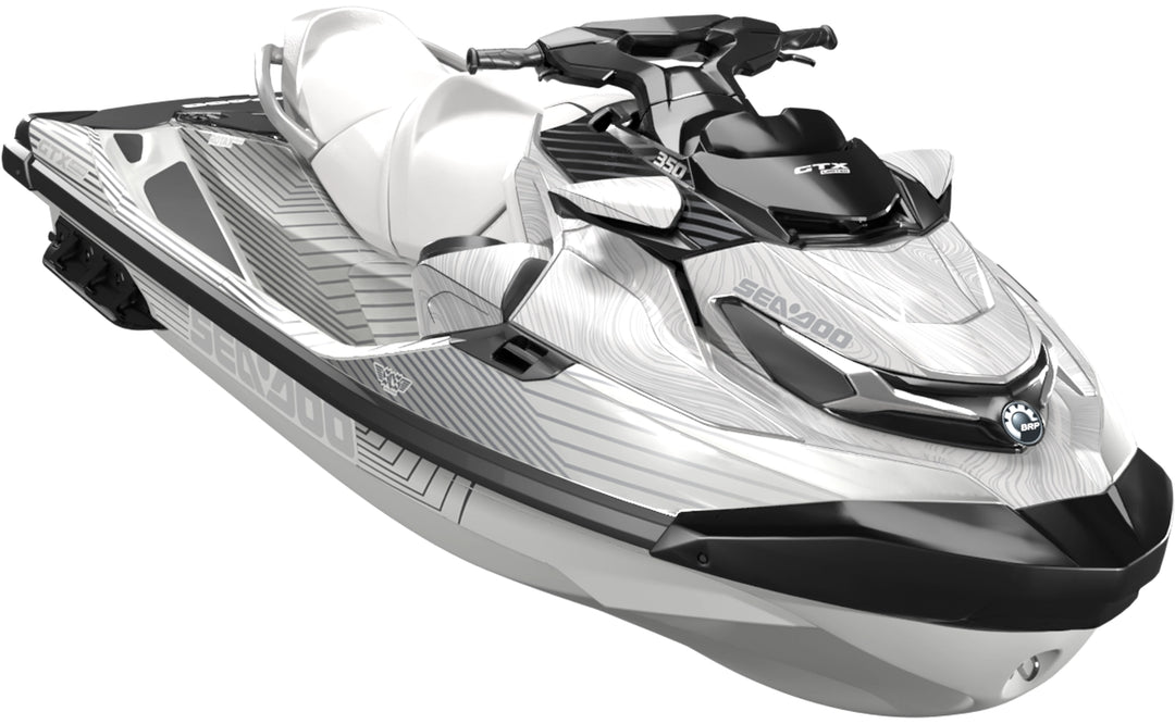 Voyager - Sea-Doo GTX Graphics - White Silver - Max