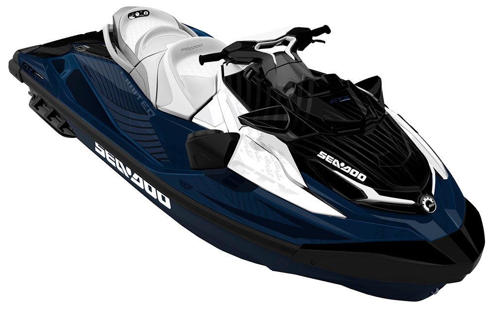 Abyss Blue Grey Sea-Doo GTX Graphics