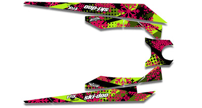 Ashley Chaffin Freeride Ski-Doo REV-XM Sled Wrap - SCS Unlimited 