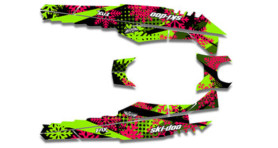 Ashley Chaffin Green Sled Wraps - SCS Unlimited 