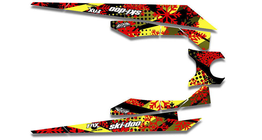 Ashley Chaffin T3 Ski-Doo REV-XM Sled Wrap - SCS Unlimited 