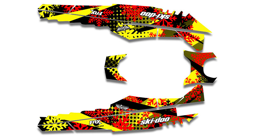 Ashley Chaffin Yellow Sled Wraps - SCS Unlimited 