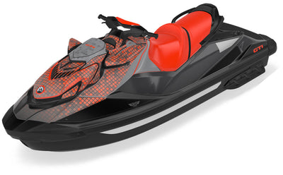 Backsplash Red Black Sea-Doo GTI Graphics