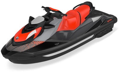 Backsplash Red Black Sea-Doo GTI Graphics