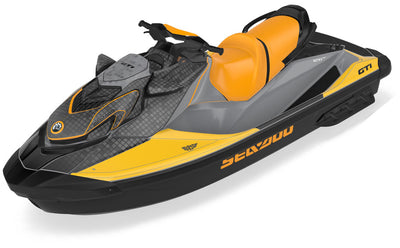 Backsplash Orange Black Sea-Doo GTI Graphics