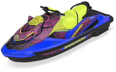 Backsplash DazzBlue Rhodamine Sea-Doo GTI Graphics