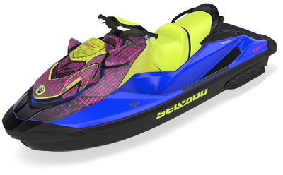 Backsplash DazzBlue Rhodamine Sea-Doo GTI Graphics