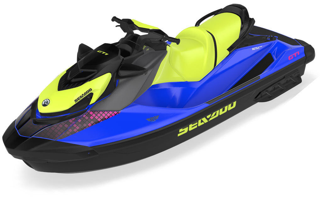Backsplash DazzBlue Rhodamine Sea-Doo GTI Graphics