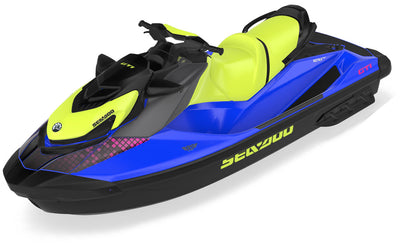 Backsplash DazzBlue Rhodamine Sea-Doo GTI Graphics