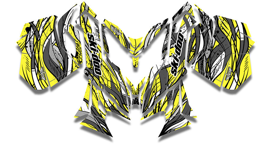 Berner Ski-Doo REV-XM Sled Wrap - SCS Unlimited 