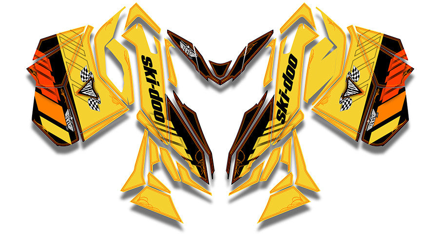 Bringin It Back Ski-Doo REV-XM Sled Wrap - SCS Unlimited 